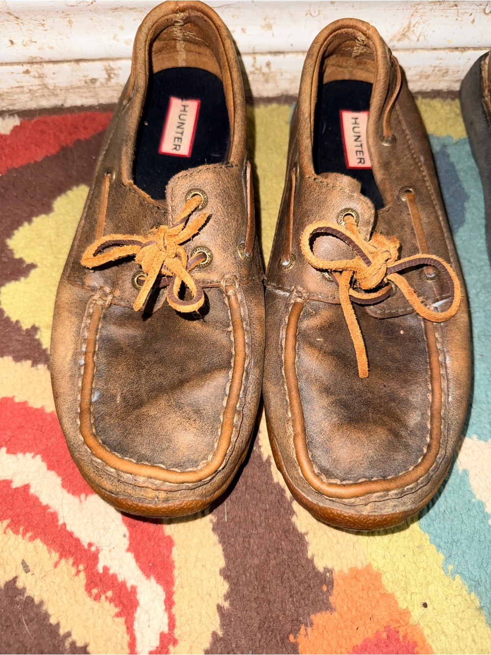Twisted X Brown Leather Driving Moc Shoes